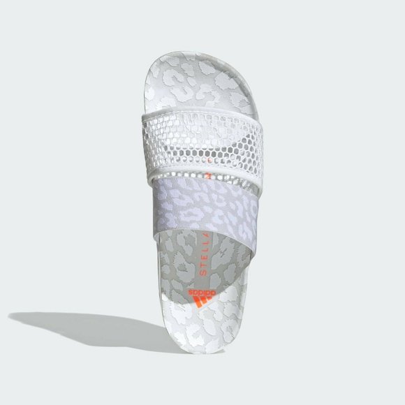 Adidas Women's by Stella McCartney White STELLA-LETTE SLIDES Size 5 us FV6527 - Picture 5 of 9